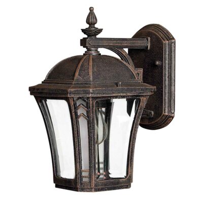 Redgate Cross Traditional Outdoor Wall Light Mocha