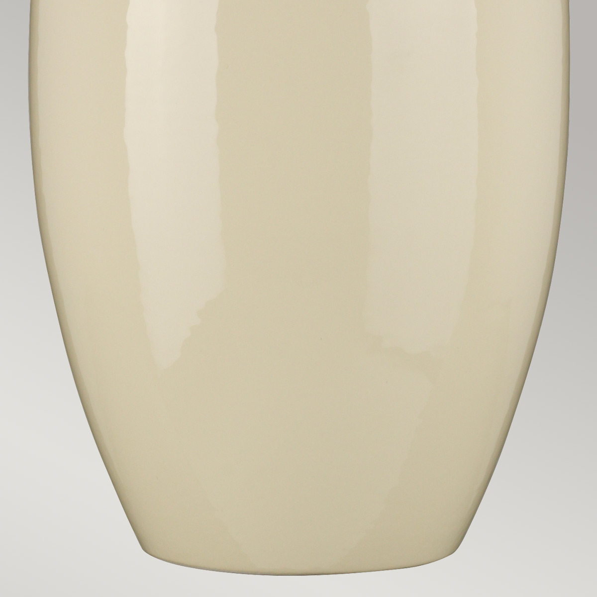 Redgate Table Lamp Cream Ceramic with Chrome Neck Redgate Table Lamp Cream Ceramic with Chrome Neck — detail view