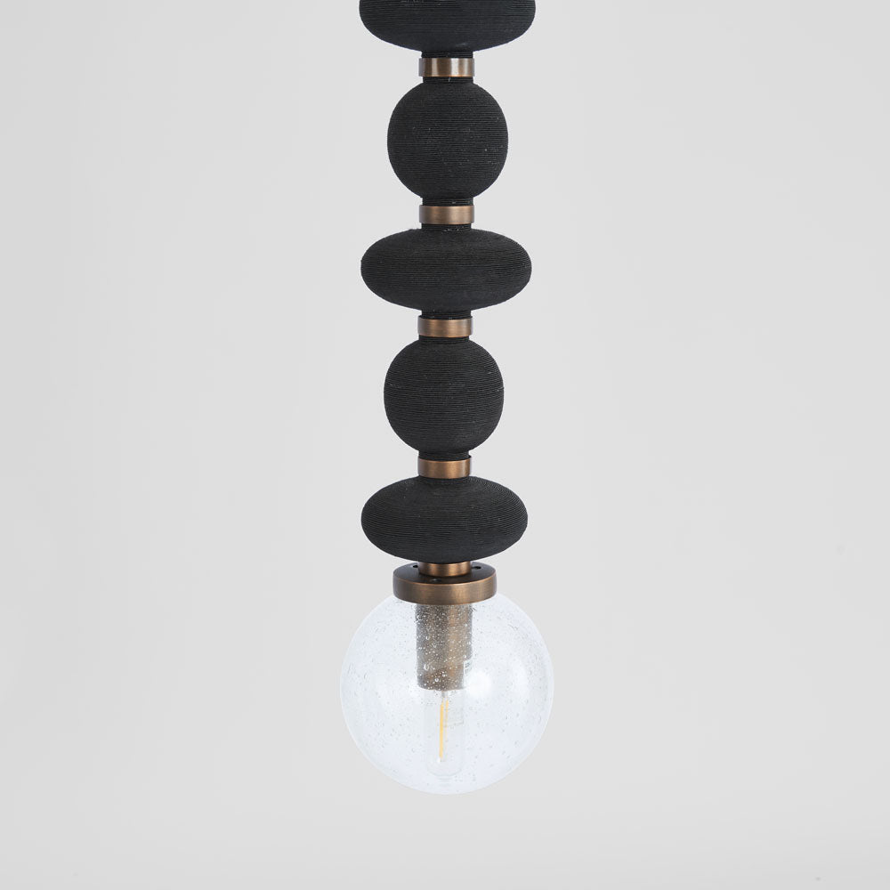 Ridgewell Heritage Stacked Disc Pendant Light Black Ridgewell Heritage Stacked Disc Pendant Light Black