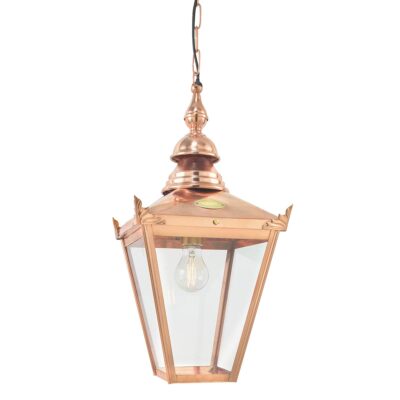 Riverbank Quarter Traditional Copper Hanging Lantern