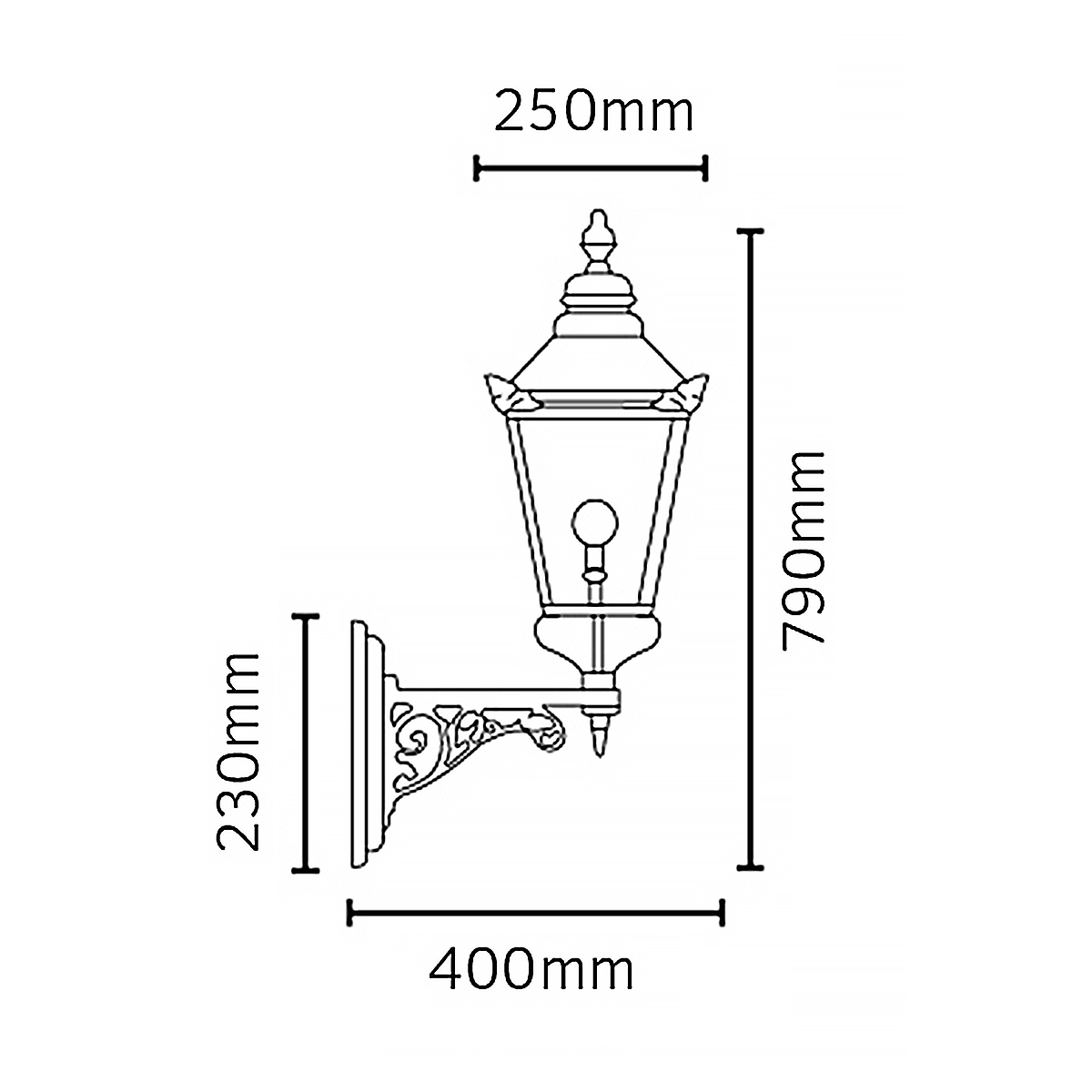 Riverbank Quarter Traditional Outdoor Wall Lantern Copper Riverbank Quarter Traditional Outdoor Wall Lantern Copper