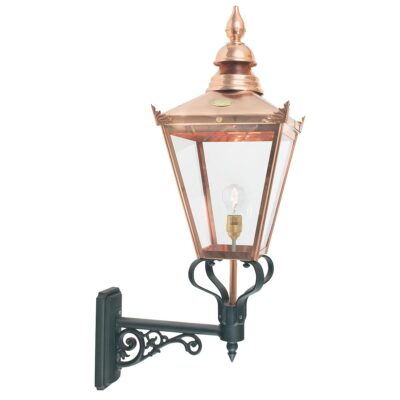 Riverbank Quarter Traditional Outdoor Wall Lantern in Copper
