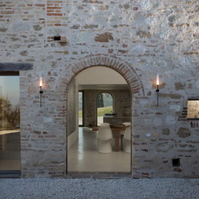 Riverbend Contemporary Glass Torch Outdoor Wall Light Matte Black