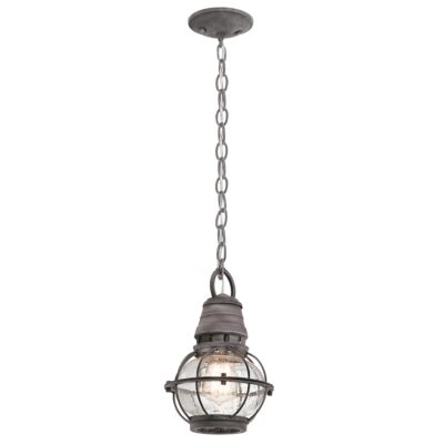Riverstone Crossing Hamptons Outdoor Pendant Weathered Zinc