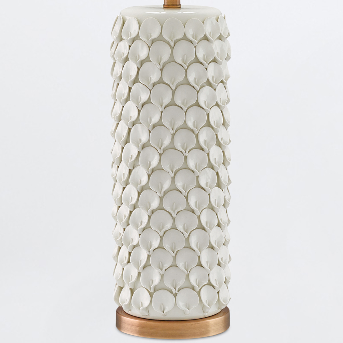 Rosemallow Hamptons Table Lamp Cream Antique Brass Rosemallow Hamptons Table Lamp Cream Antique Brass — detail view
