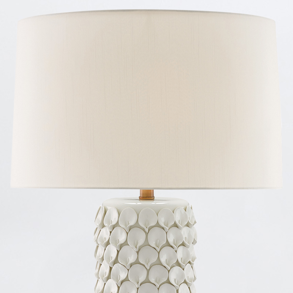 Rosemallow Hamptons Table Lamp Cream Antique Brass Rosemallow Hamptons Table Lamp Cream Antique Brass — detail view