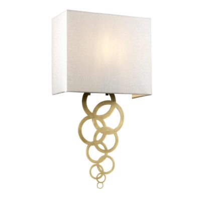 Rosemary Downs Hamptons Wall Light Aged Brass