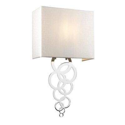 Rosemary Downs Hamptons Wall Light Polished Chrome