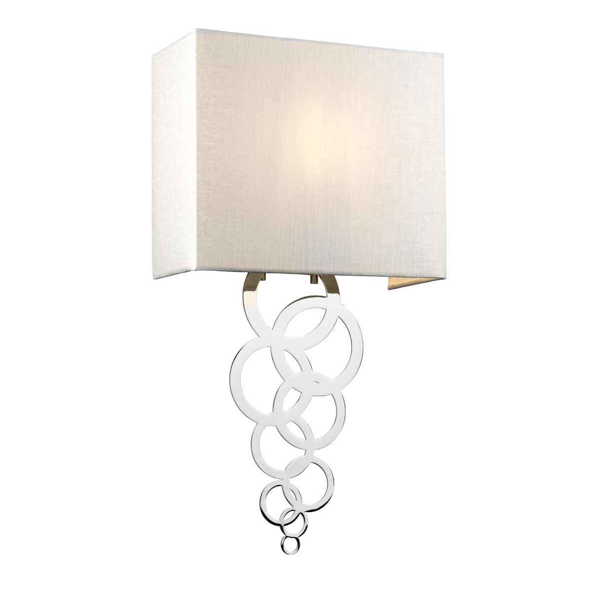 Rosemary Downs Hamptons Wall Light Polished Chrome