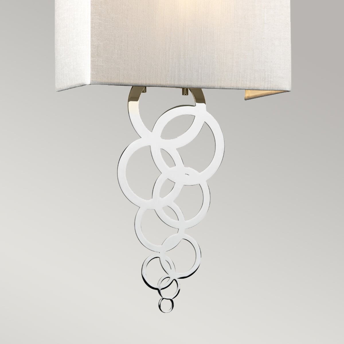 Rosemary Downs Hamptons Wall Light Polished Chrome Rosemary Downs Hamptons Wall Light Polished Chrome — detail view