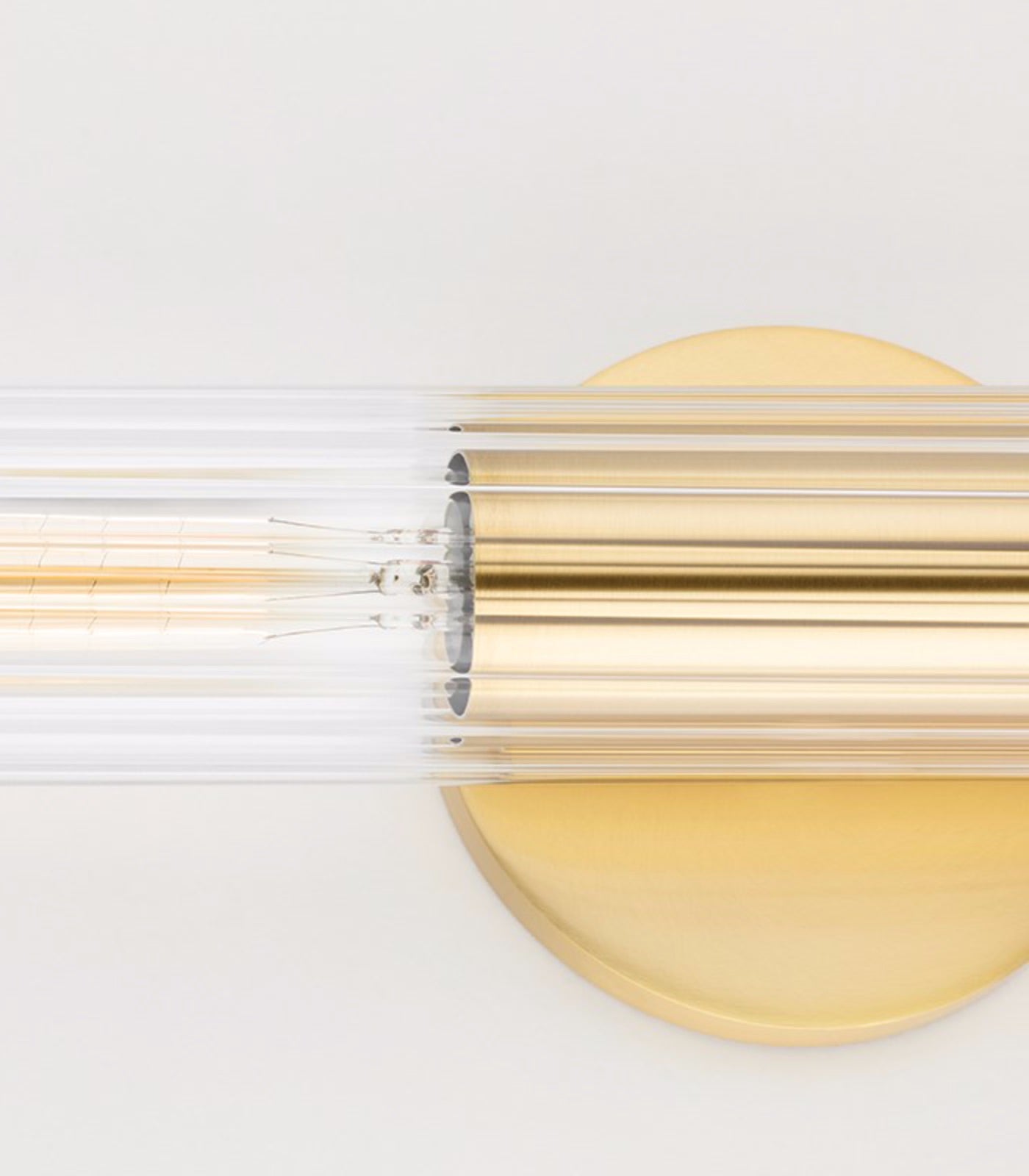 Rosemead Contemporary Wall Light Old Bronze and Clear Rosemead Contemporary Wall Light Old Bronze and Clear