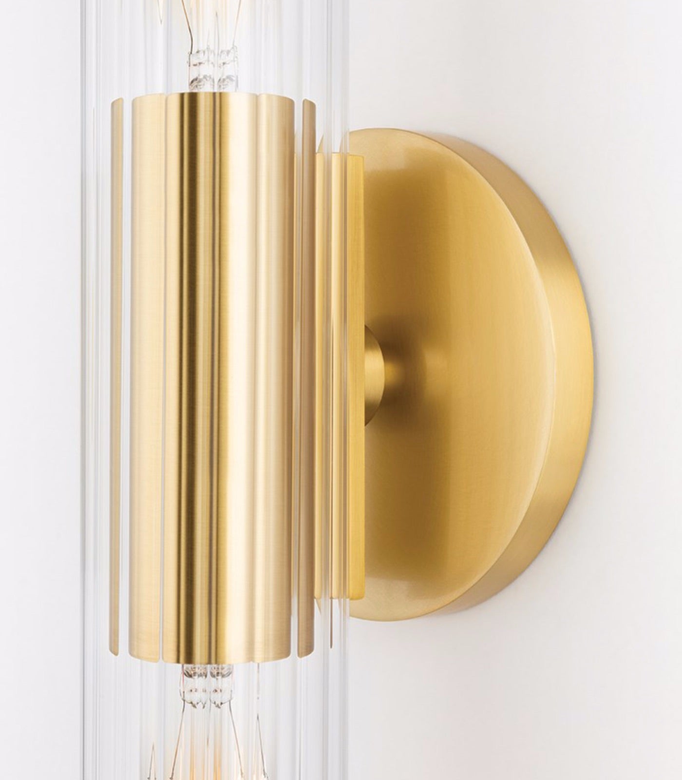 Rosemead Contemporary Wall Light Old Bronze and Clear Rosemead Contemporary Wall Light Old Bronze and Clear
