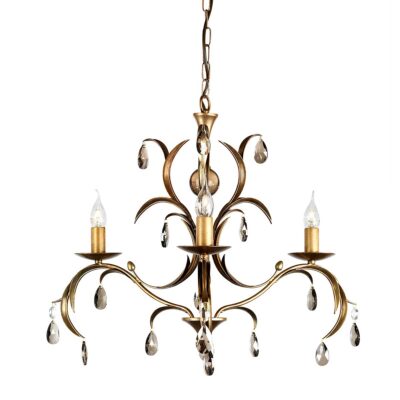 Rosemoor French Provincial 3 Light Chandelier Bronze Patina