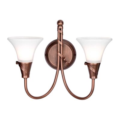 Rosemount French Provincial Twin Wall Light Copper Patina