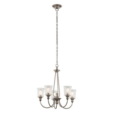 Rosemount Grange French Provincial 5 Light Chandelier Classic Pewter
