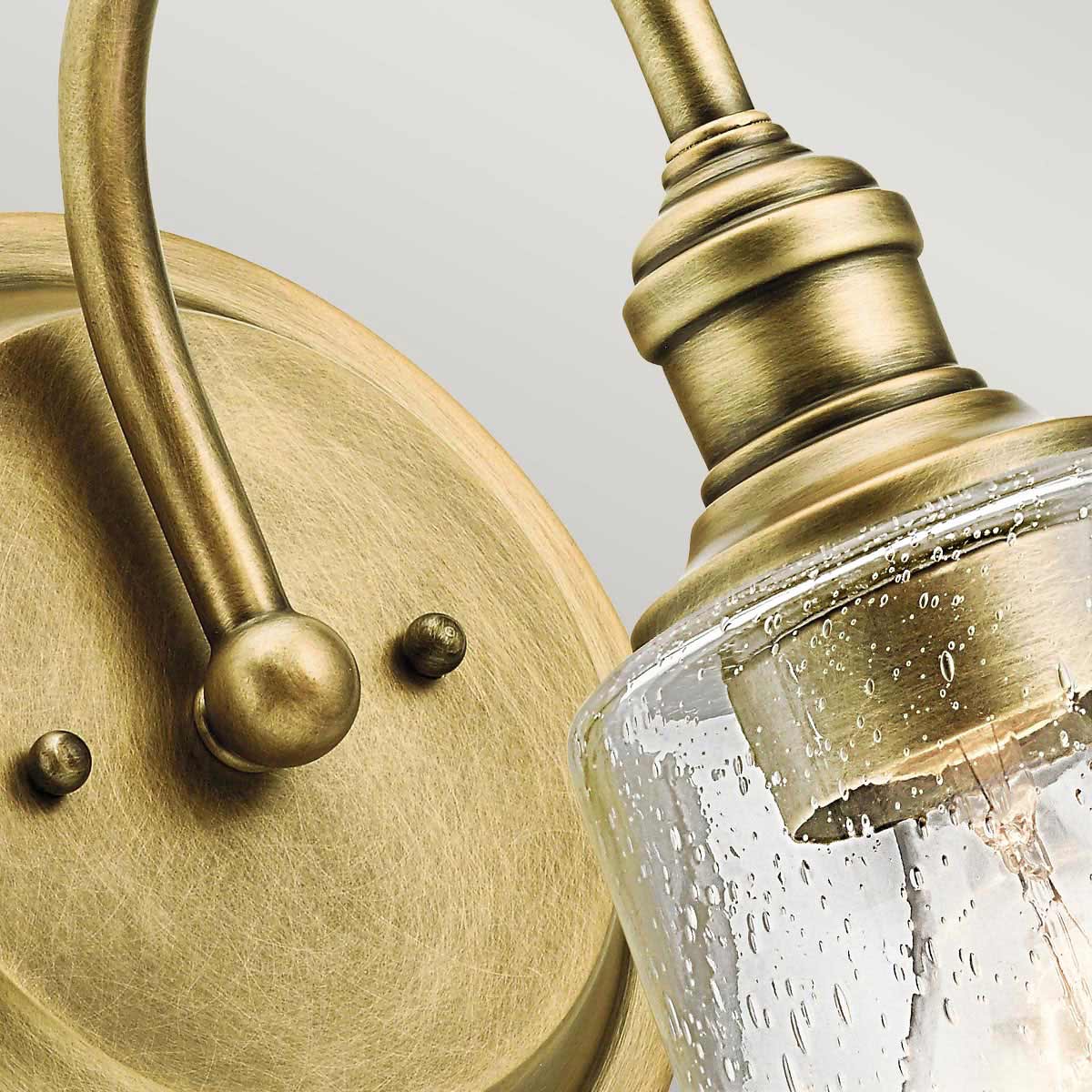 Rosemount Grange Hamptons Wall Light Natural Brass Rosemount Grange Hamptons Wall Light Natural Brass — detail view