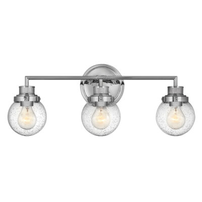 Rosemount Heritage Vintage 3 Light Wall Light Polished Chrome