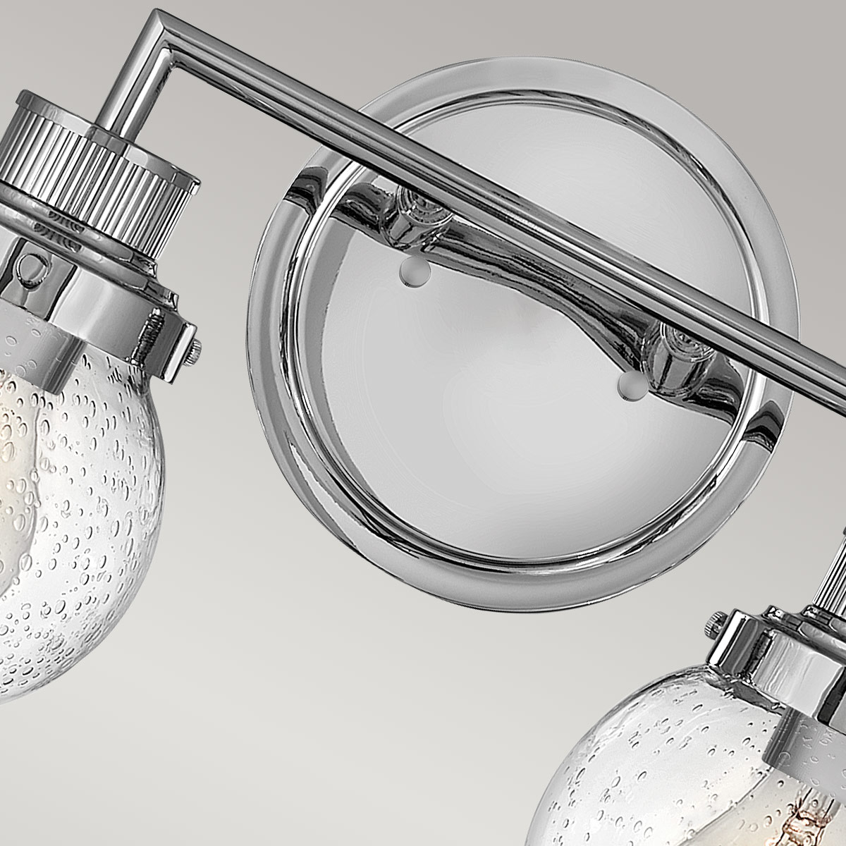 Rosemount Heritage Vintage Double Wall Light Polished Chrome Rosemount Heritage Vintage Double Wall Light Polished Chrome — detail view