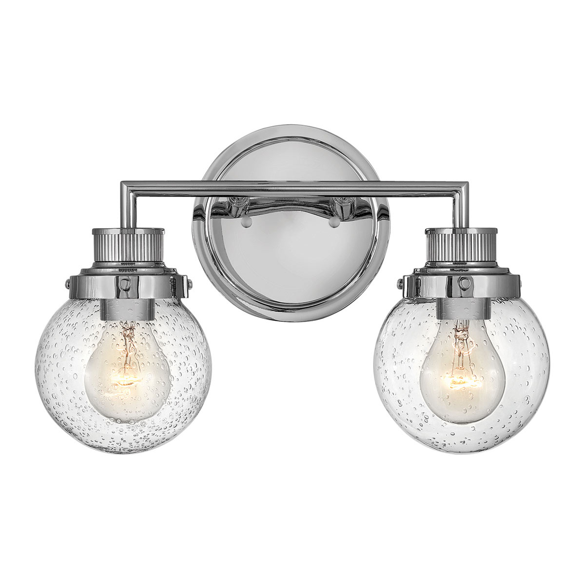 Rosemount Heritage Vintage Double Wall Light Polished Chrome