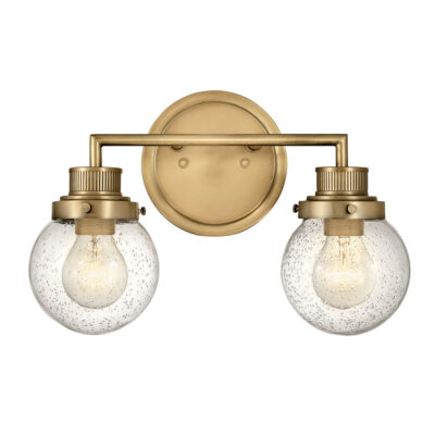 Rosemount Heritage Vintage Twin Wall Light Heritage Brass