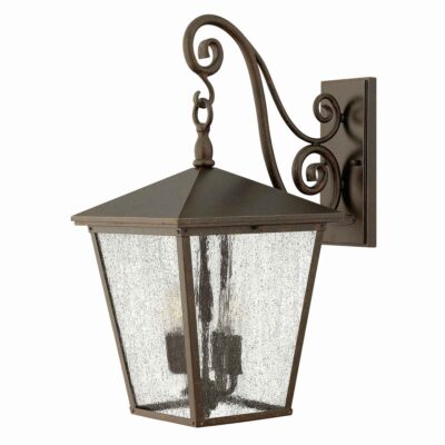 Rosemount Lantern Traditional Outdoor Wall Light Regency Bronze