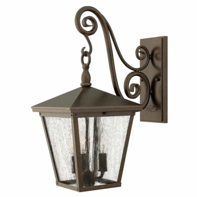 Rosemount Lantern Traditional Outdoor Wall Light Regency Bronze