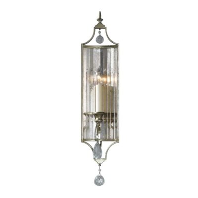 Rosewood Grand French Provincial Wall Light Gilded Silver