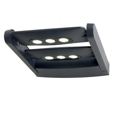 Rothburne Modern 6 Light Outdoor Wall Light Graphite