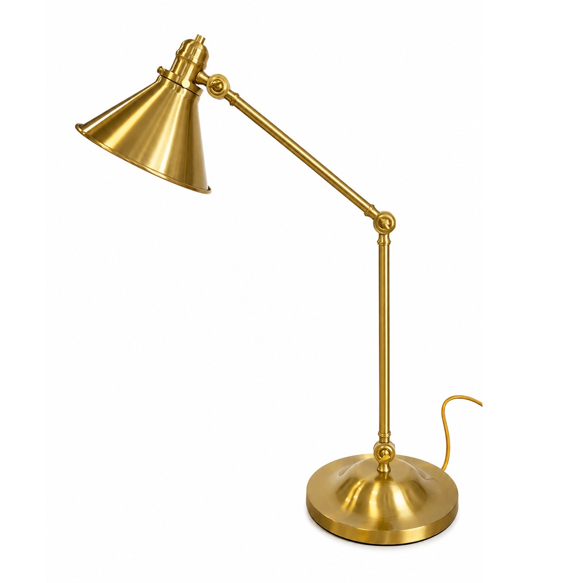 Sablewood Manor Adjustable Table Lamp Aged Brass Sablewood Manor Adjustable Table Lamp Aged Brass