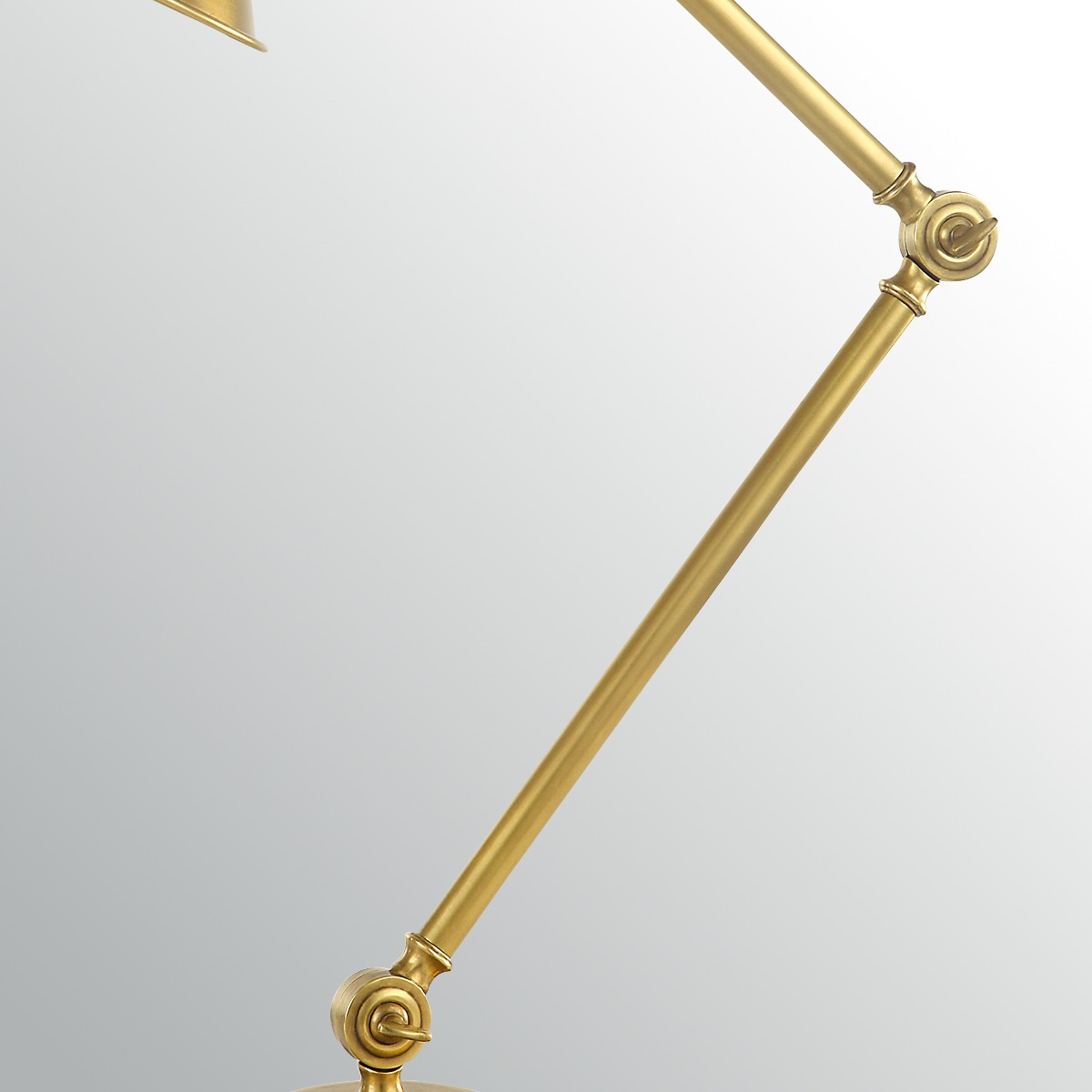 Sablewood Manor Adjustable Table Lamp Aged Brass Sablewood Manor Adjustable Table Lamp Aged Brass — detail view