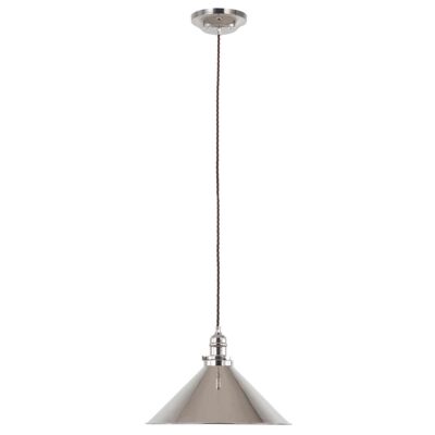 Sablewood Manor Hamptons Cone Pendant Polished Nickel