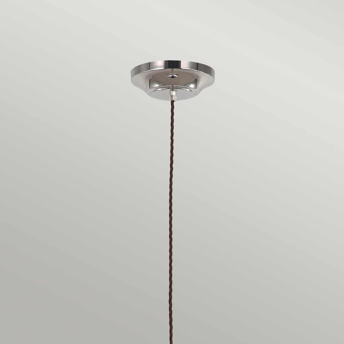 Sablewood Manor Hamptons Cone Pendant Polished Nickel Sablewood Manor Hamptons Cone Pendant Polished Nickel — detail view