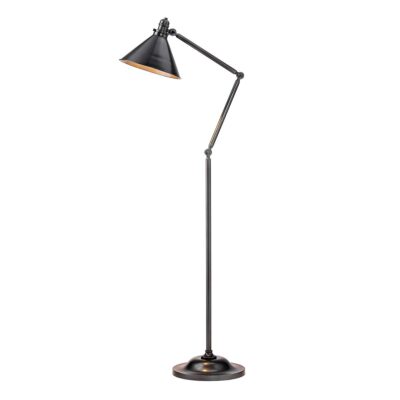 Sablewood Manor Industrial Floor Lamp Old Bronze