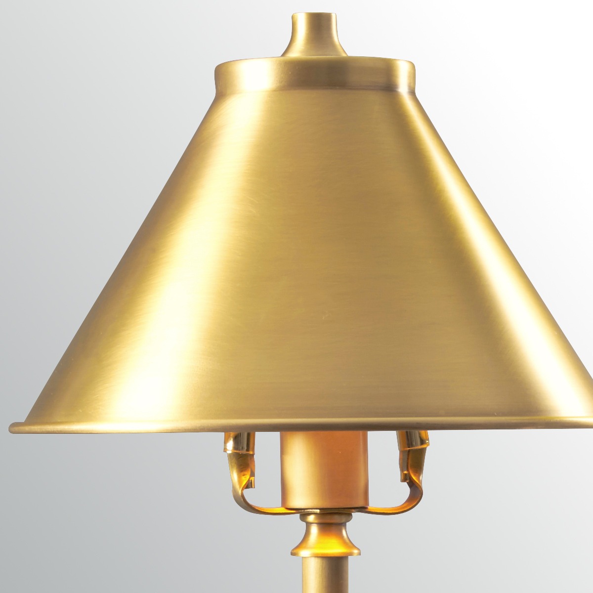 Sablewood Manor Traditional Stick Table Lamp Aged Brass Sablewood Manor Traditional Stick Table Lamp Aged Brass — detail view