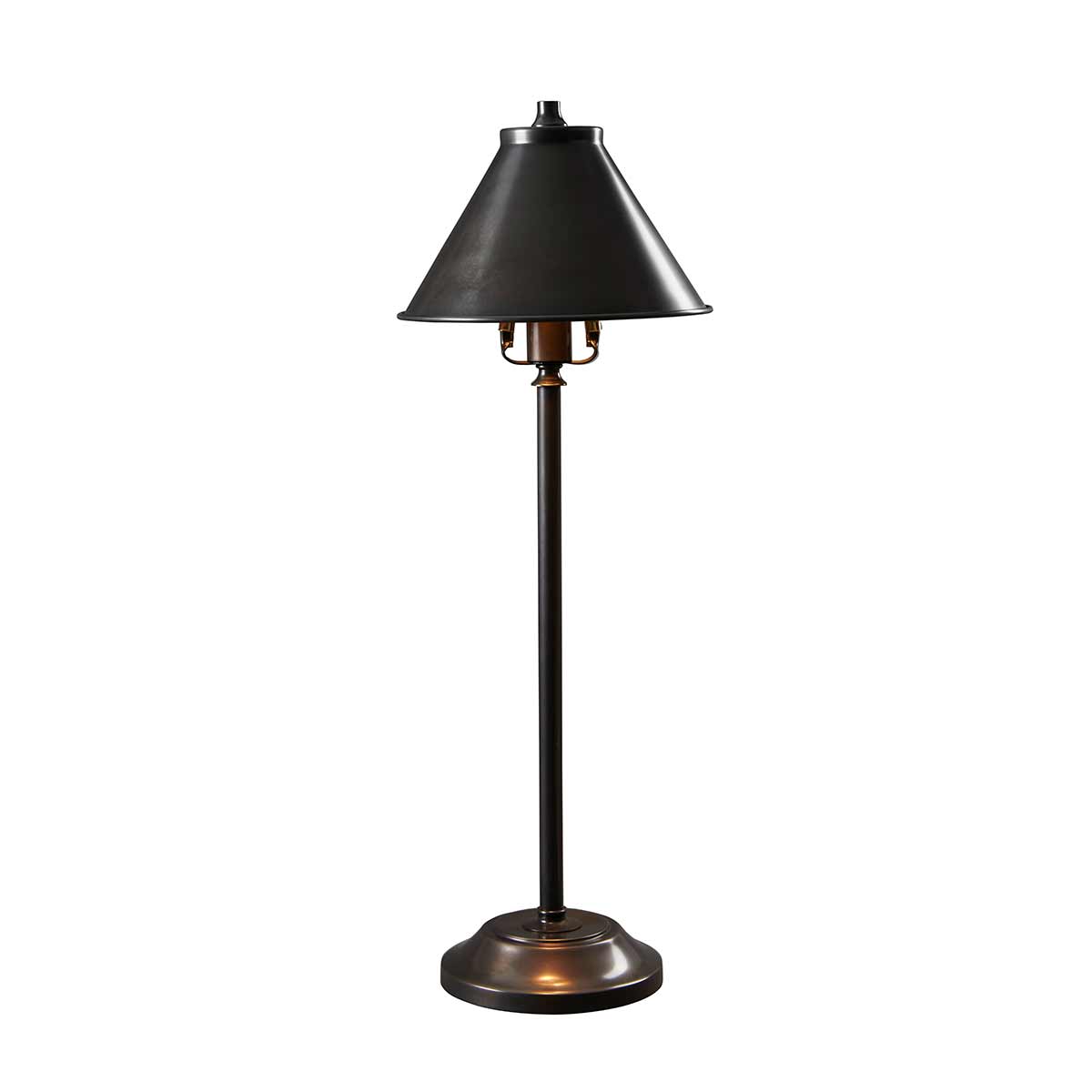 Sablewood Manor Traditional Stick Table Lamp Old Bronze