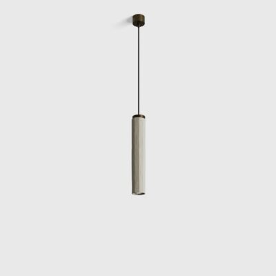 Sandbourne Ribbed Ceramic Pendant Light