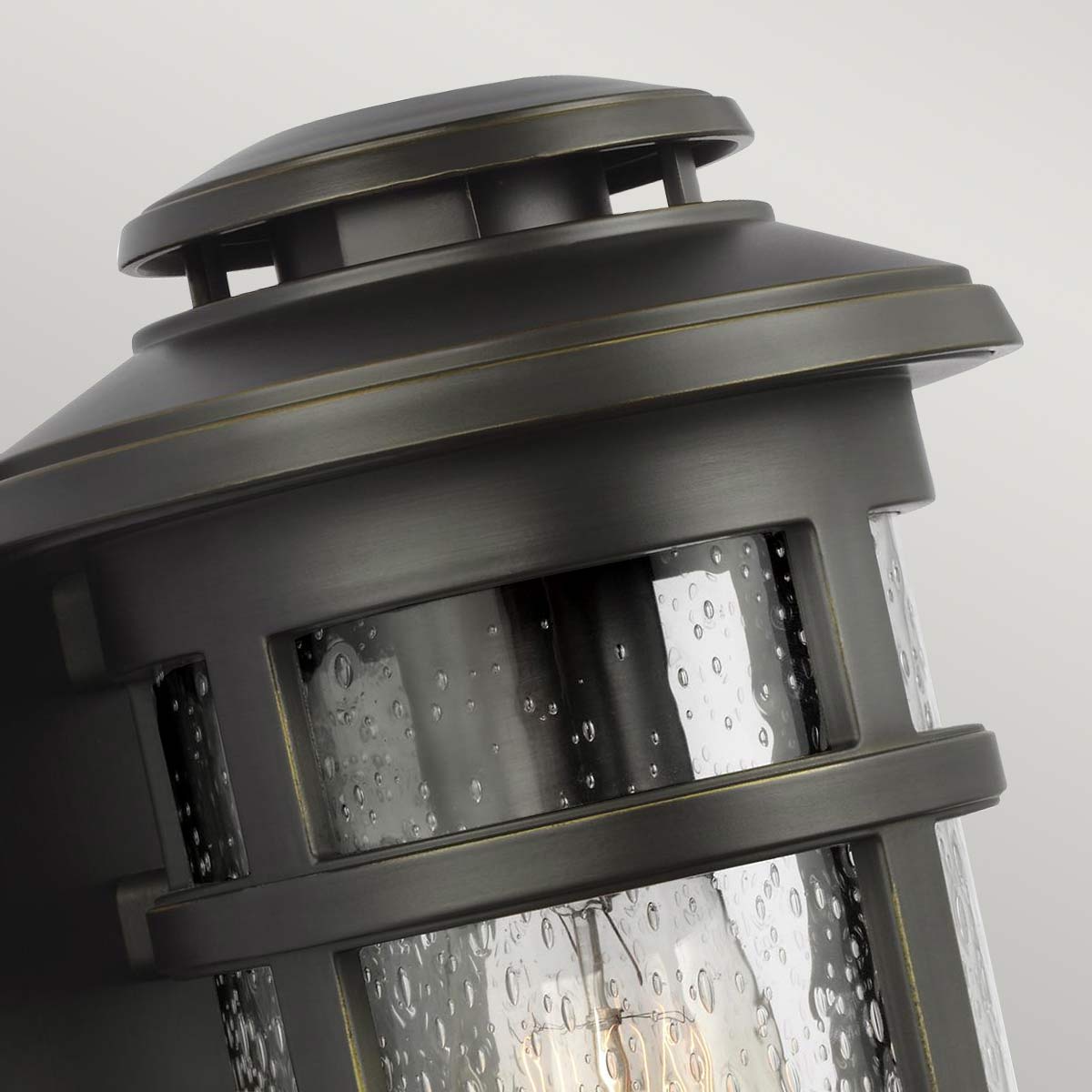 Seabourne Hamptons Outdoor Wall Lantern Antique Bronze Seabourne Hamptons Outdoor Wall Lantern Antique Bronze — detail view