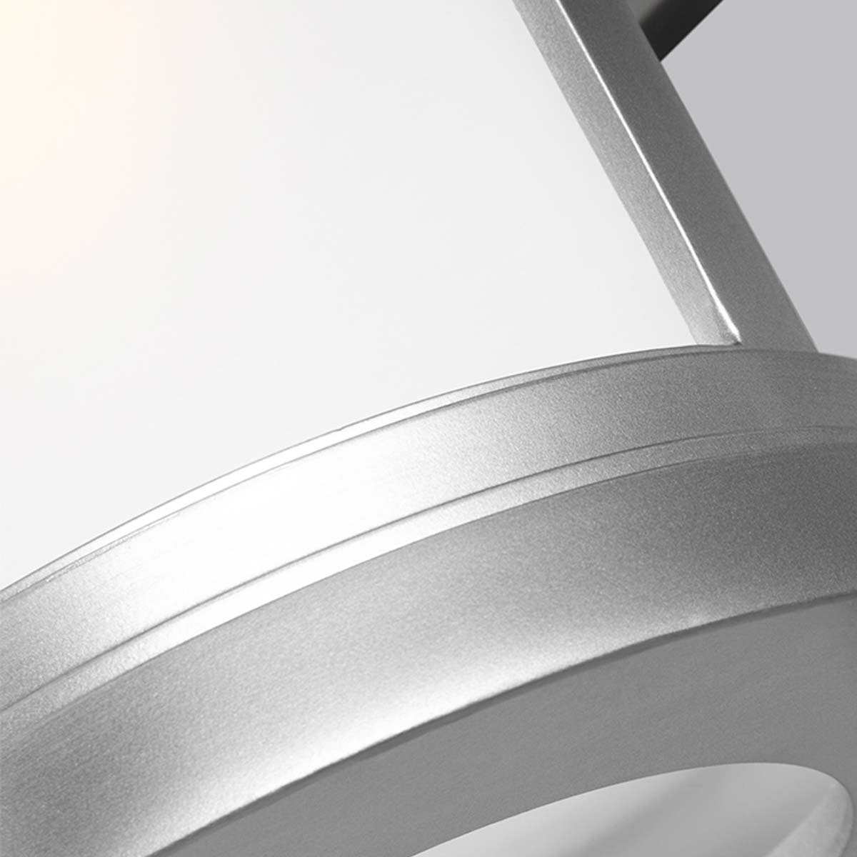 Seabourne Hamptons Outdoor Wall Lantern Brushed Steel Seabourne Hamptons Outdoor Wall Lantern Brushed Steel — detail view
