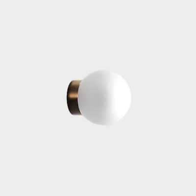 Seaspray Round Wall Light Morocco Natural Brass