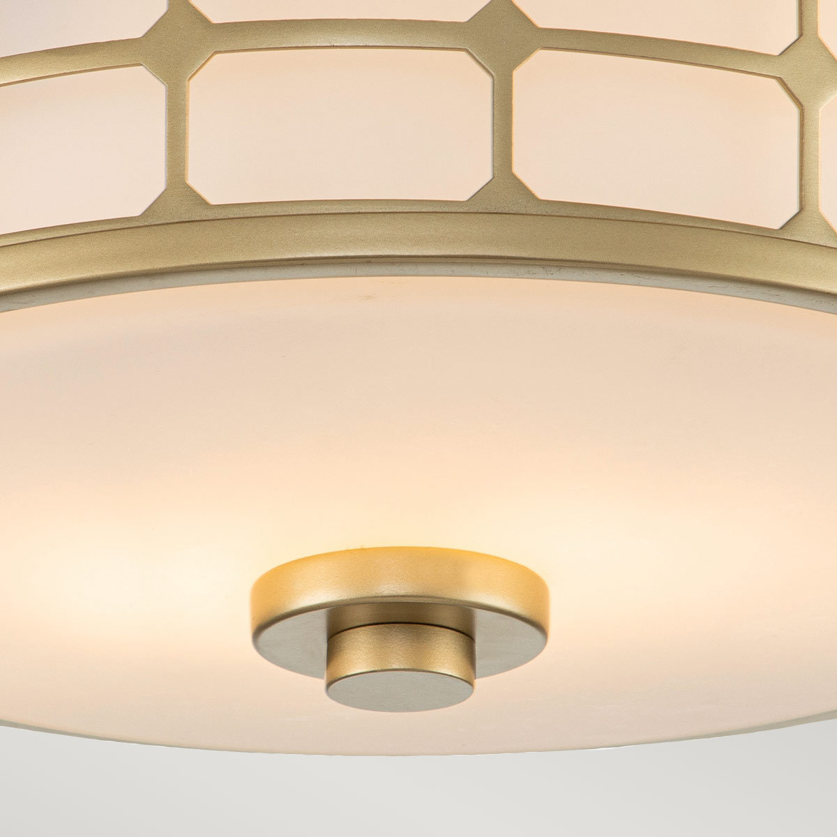 Sentry Hall Hamptons Ceiling Flush Natural Brass Sentry Hall Hamptons Ceiling Flush Natural Brass — detail view