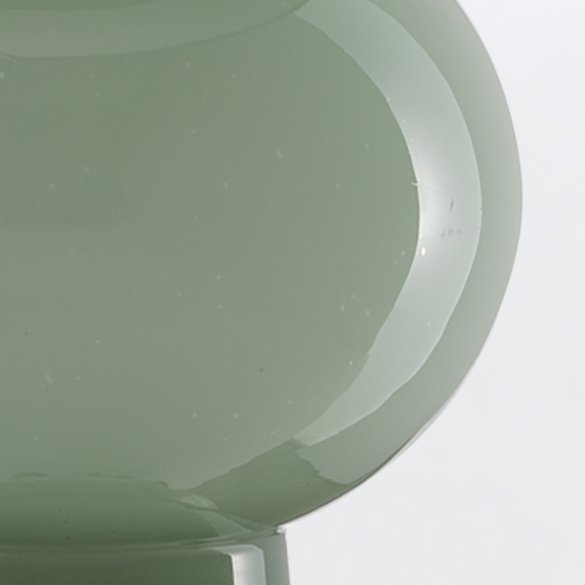 Serenata French Provincial Table Lamp in Light and Dark Green Glass Serenata French Provincial Table Lamp in Light and Dark Green Glass — detail view