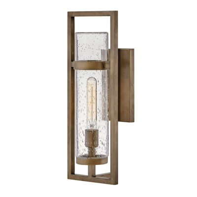 Sierra Vale Transitional Outdoor Wall Light Burnished Bronze
