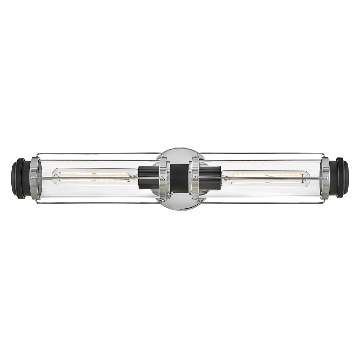 Signalpoint Nautical Twin Wall Light Polished Chrome And Black