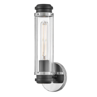 Signalpoint Nautical Wall Light in Polished Chrome and Black