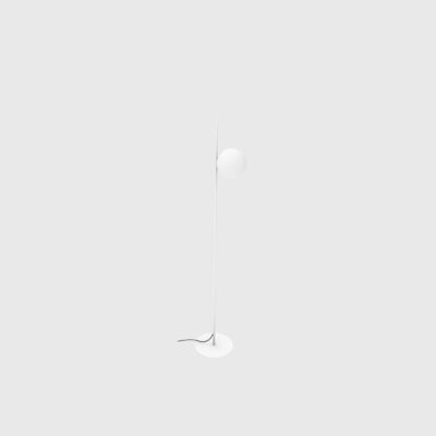 Silverbrook Contemporary Sphere Floor Lamp Matte White