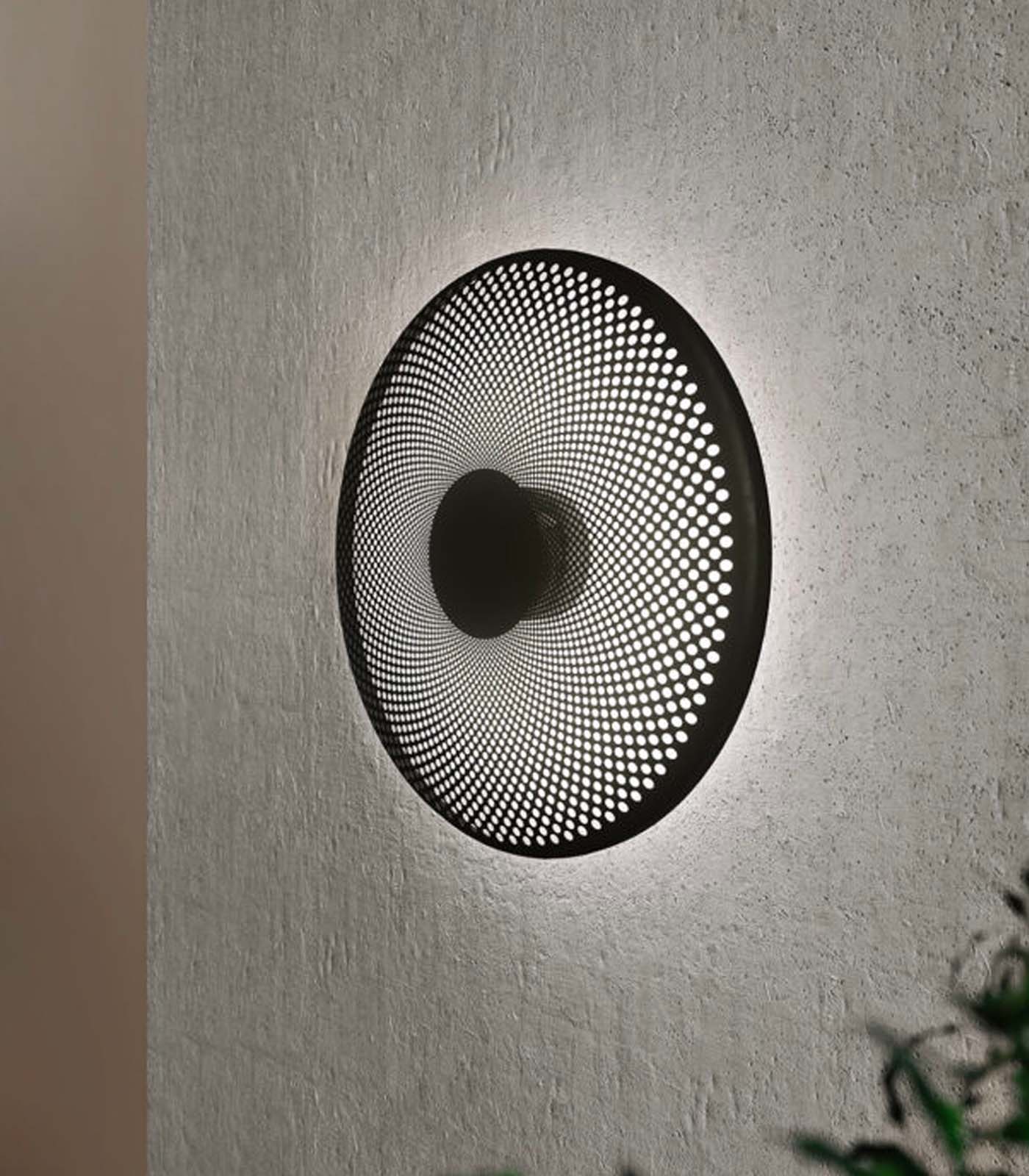 Silverleigh Contemporary Disc Wall Light Brushed Aluminium Silverleigh Contemporary Disc Wall Light Brushed Aluminium