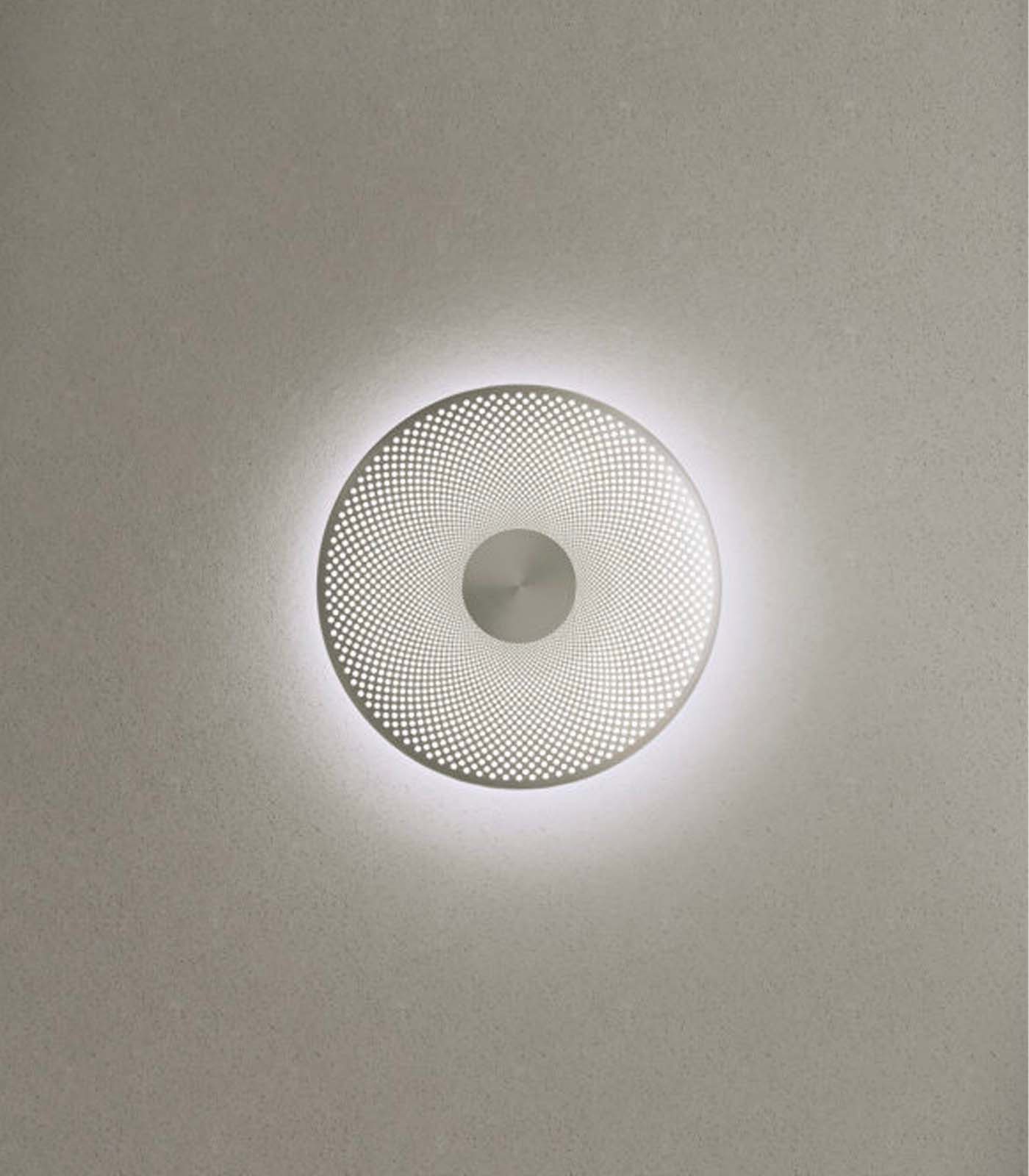 Silverleigh Contemporary Disc Wall Light Brushed Aluminium Silverleigh Contemporary Disc Wall Light Brushed Aluminium