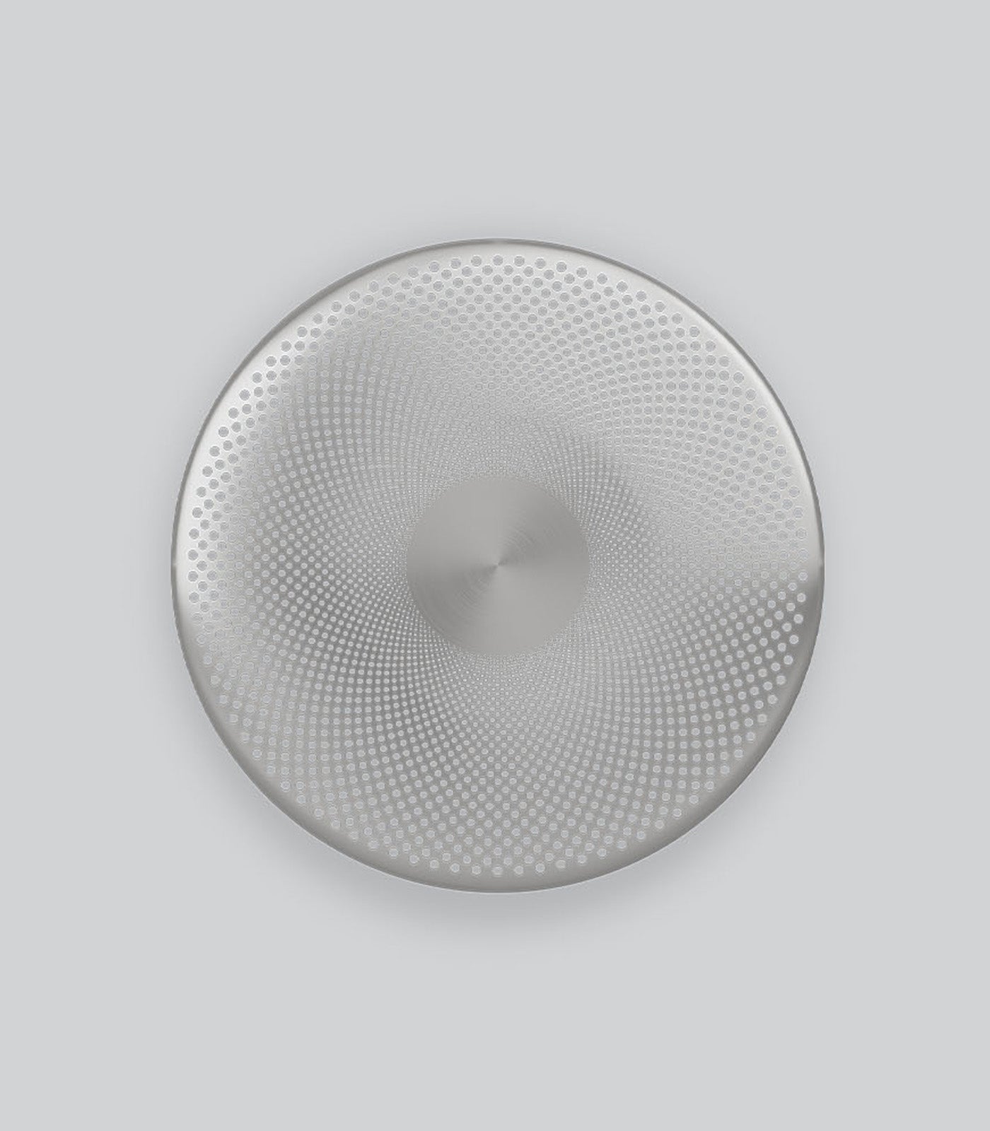 Silverleigh Contemporary Disc Wall Light Brushed Aluminium