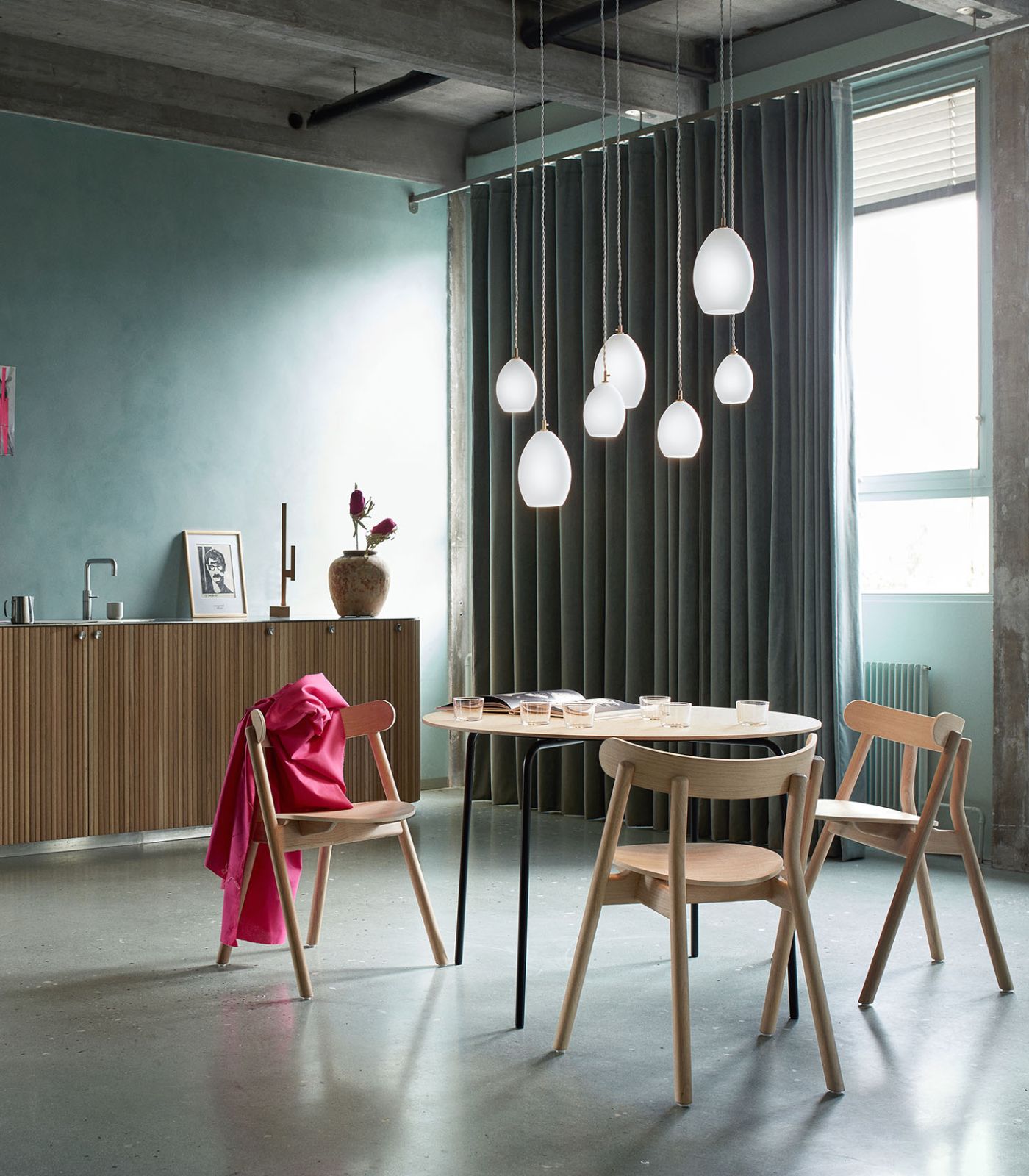 Singular Contemporary Glass Pendant Light Small Grey Singular Contemporary Glass Pendant Light Small Grey