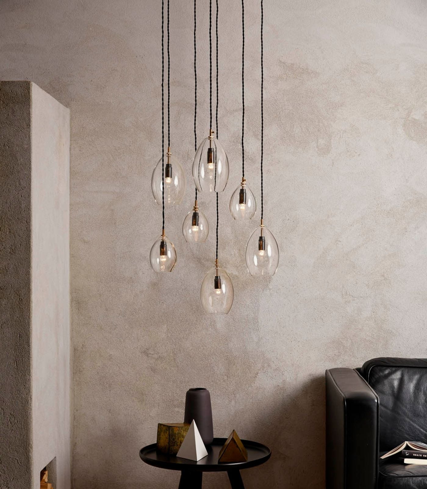 Singular Contemporary Glass Pendant Light Small Grey Singular Contemporary Glass Pendant Light Small Grey